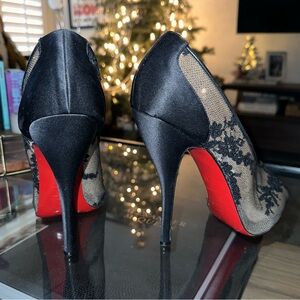 Christian Louboutin lace heels